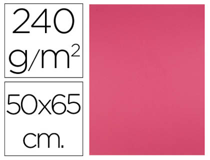 Cartulina Liderpapel 50x65cm. 240g/m² fucsia